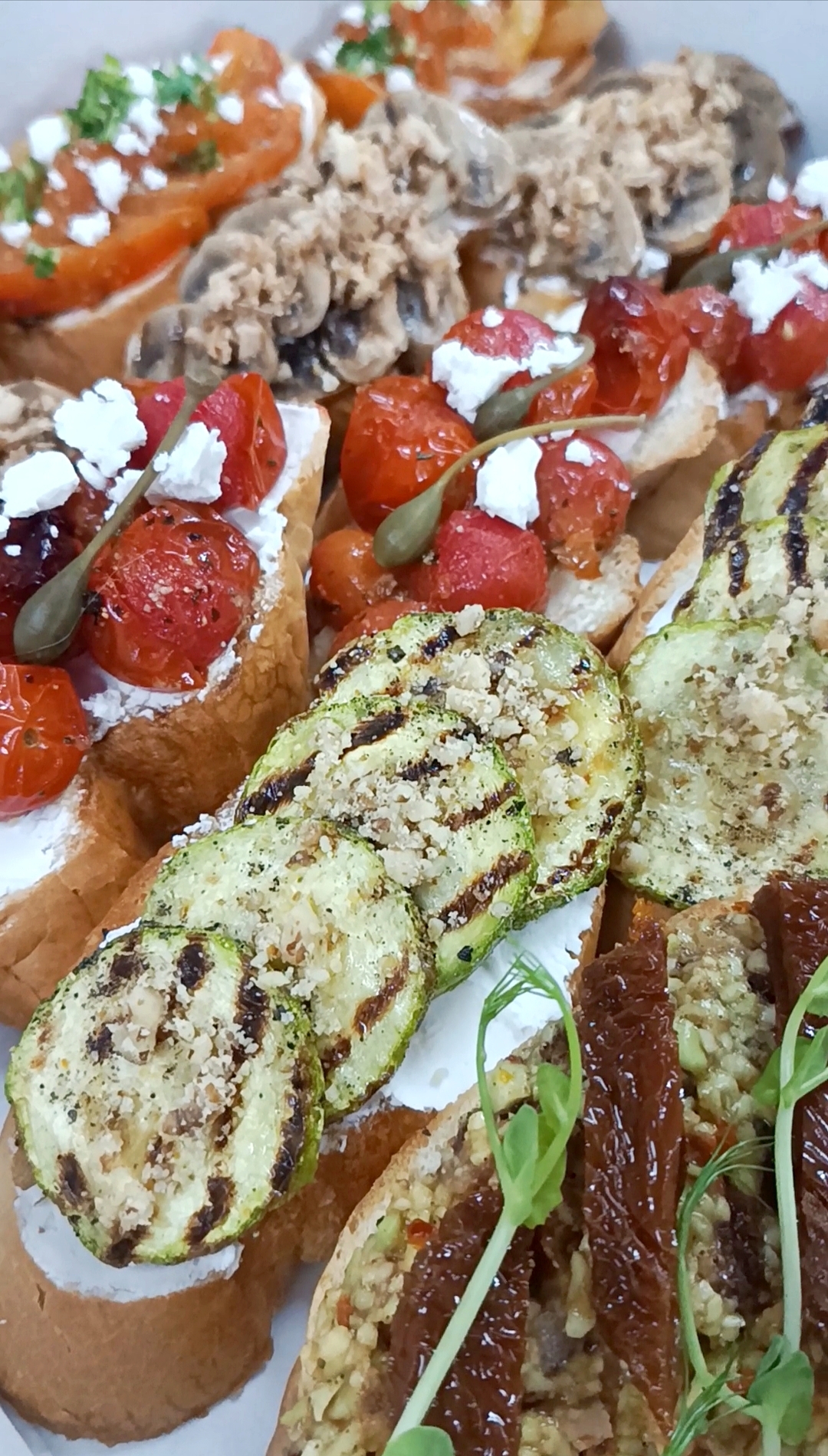 Брускетты Овощи гриль