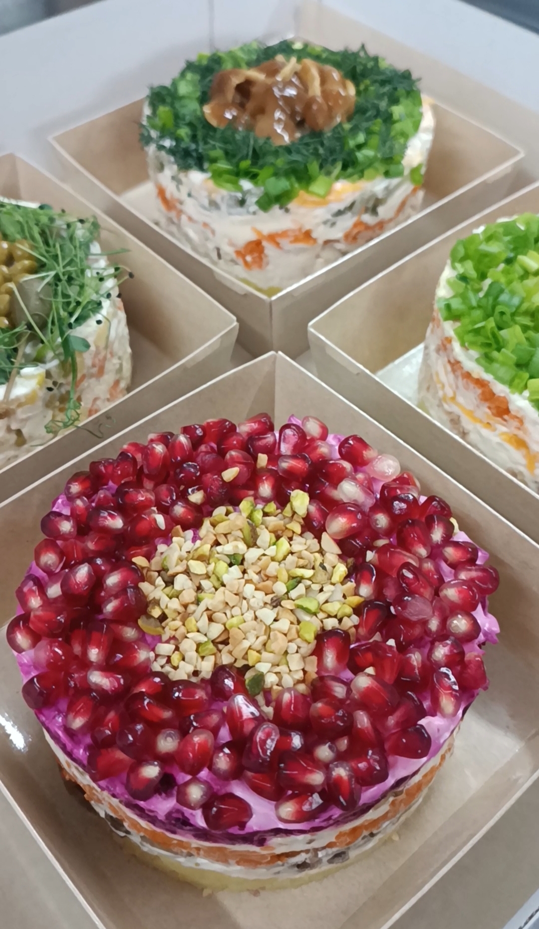 Порционный салат 